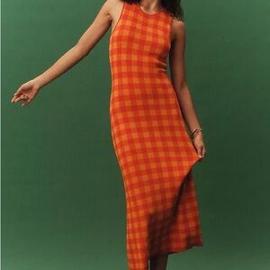 Simon Miller Axon Dress in Red Gingham - Size Small